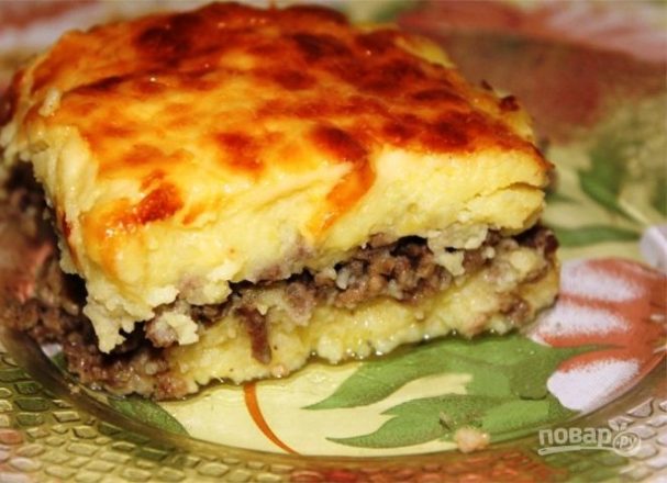 Картофельная запеканка в аэрогриле
